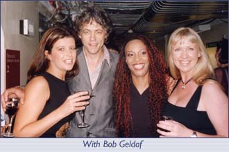 TJ with Bob Geldof