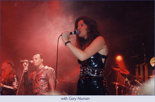 TJ on tour with Gary Numan