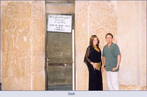 TJ with Sash! in Egypt